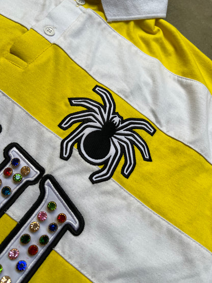 EMBROIDERY GEMS BOXY POLO ( YELLOW EDITION )
