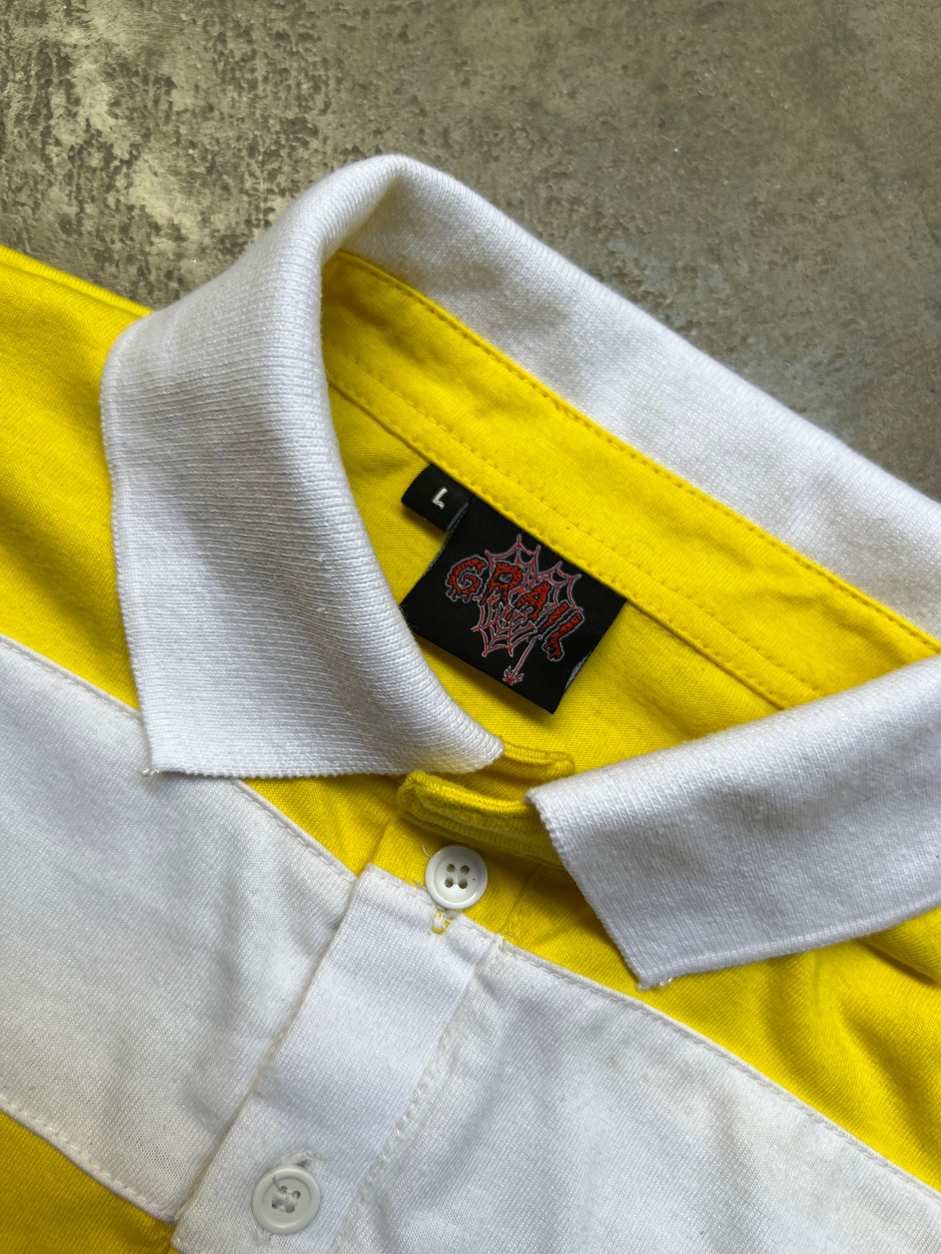 EMBROIDERY GEMS BOXY POLO ( YELLOW EDITION )