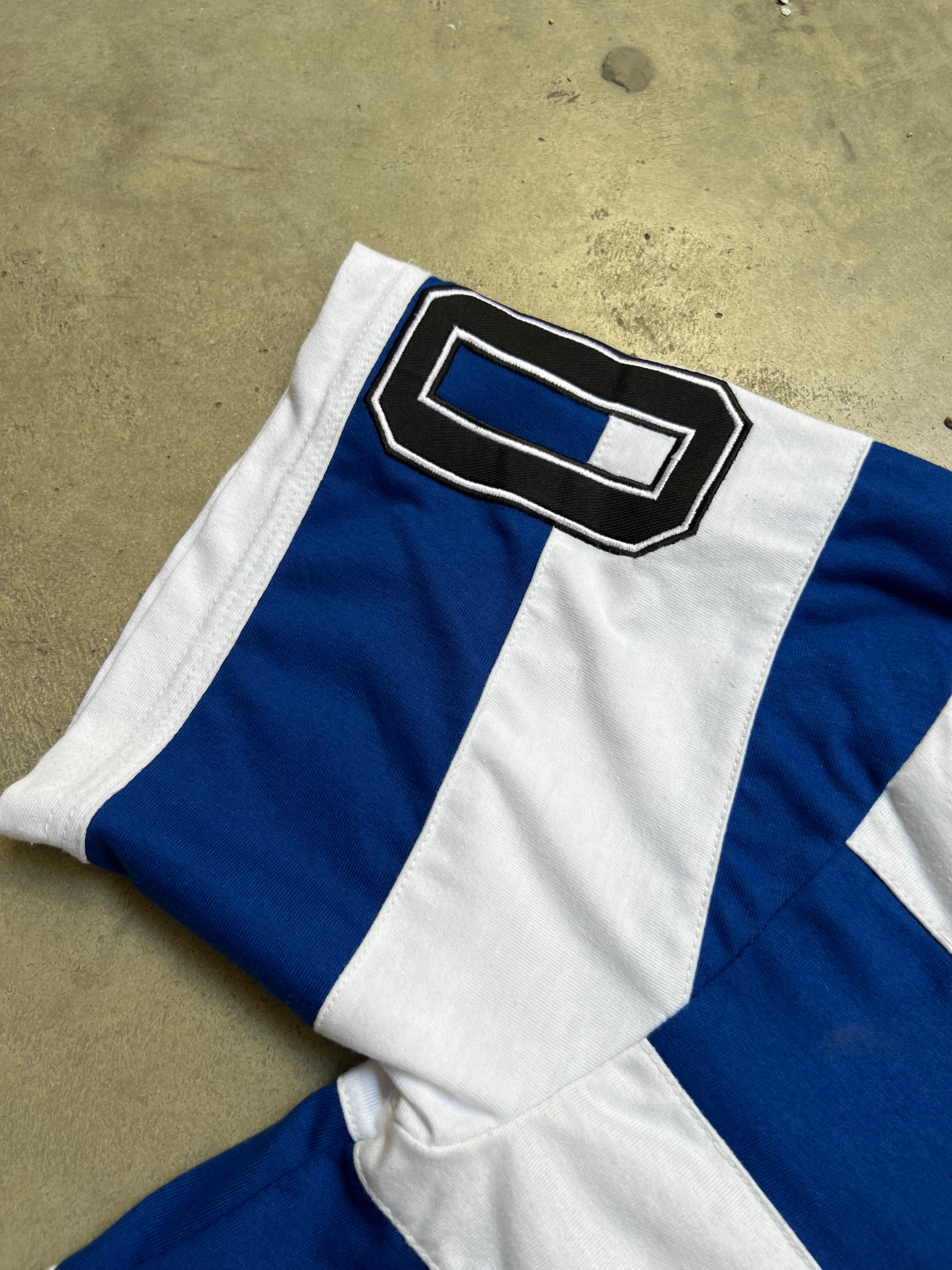 EMBROIDERY GEMS BOXY POLO ( BLUE EDITION )