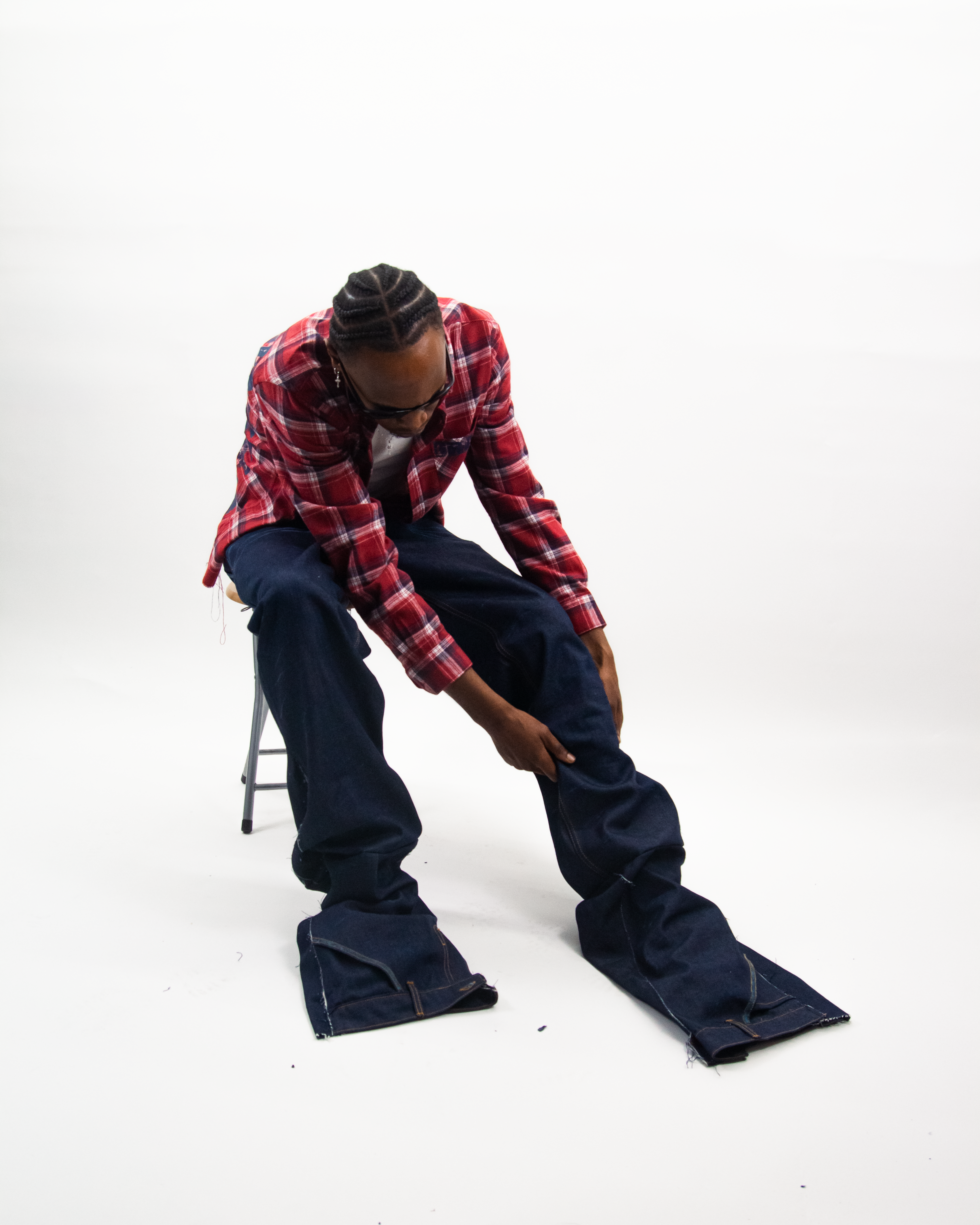 INDIGO RAW REVERSE DENIM &quot; UNIQUE FLARED EDITION &quot;