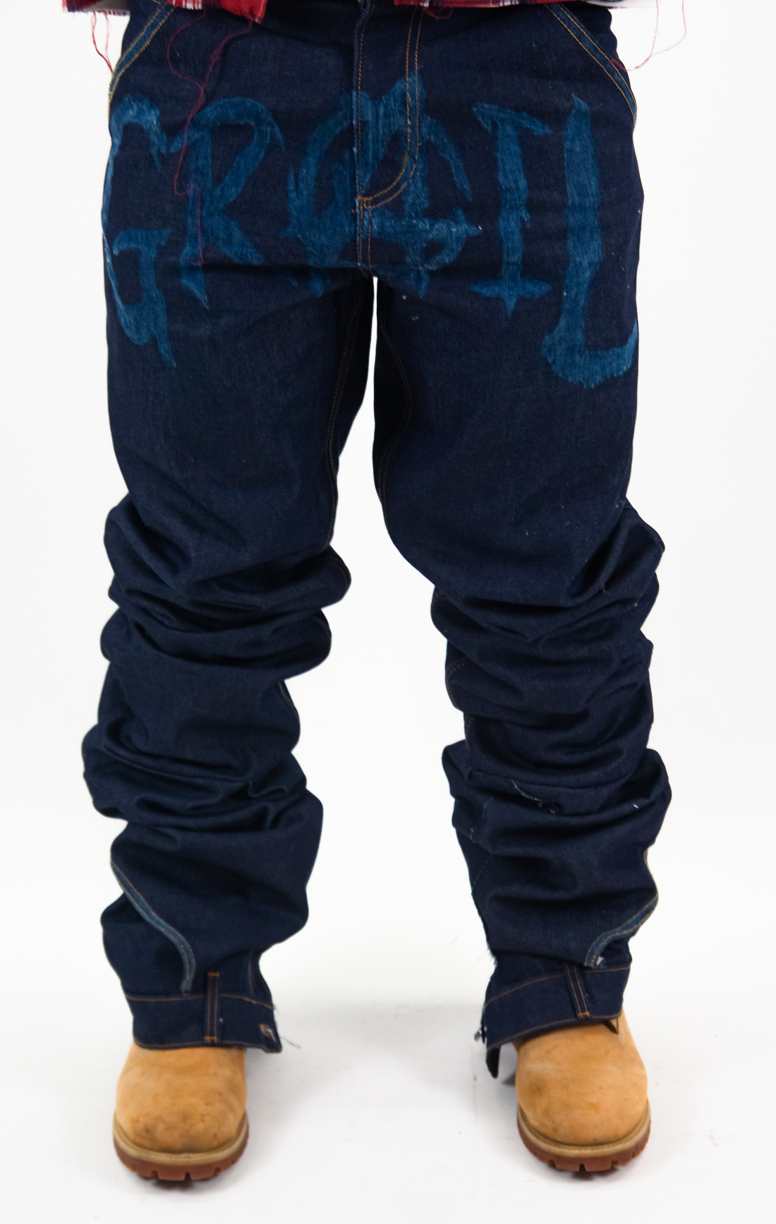 INDIGO RAW REVERSE DENIM " GHOST WRITING EDITION "