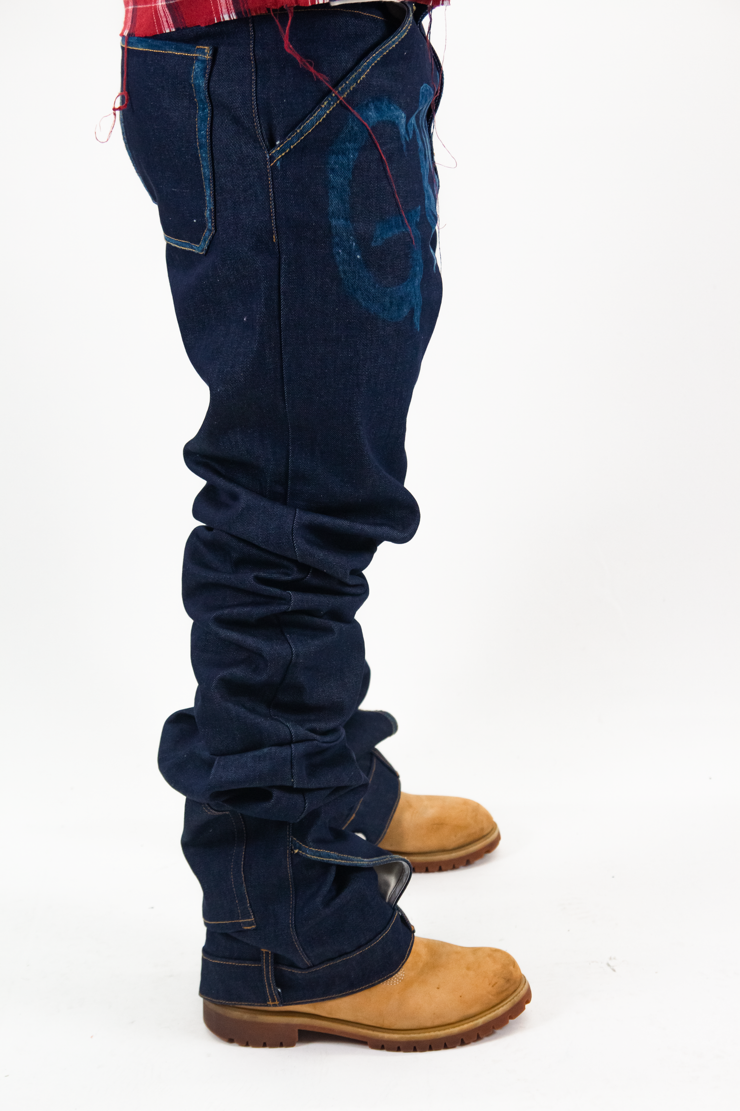 INDIGO RAW REVERSE DENIM &quot; GHOST WRITING EDITION &quot;