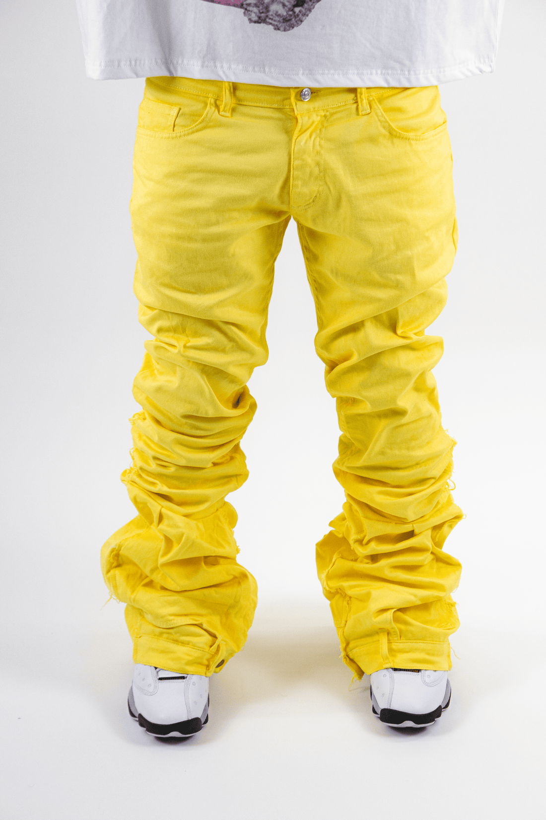YELLOW STRIKE REVERSE DENIM ( ULTRA FLARED EDITION )