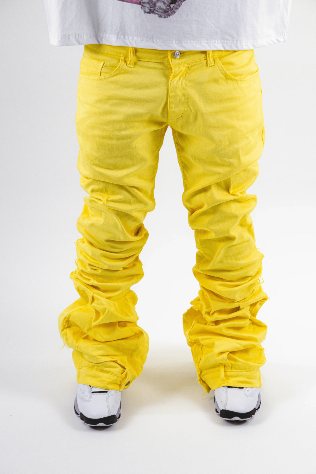YELLOW STRIKE REVERSE DENIM ( ULTRA FLARED EDITION )