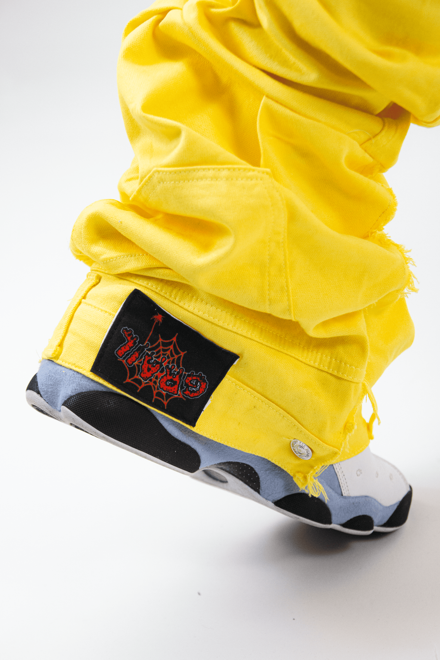 YELLOW STRIKE REVERSE DENIM ( ULTRA FLARED EDITION )