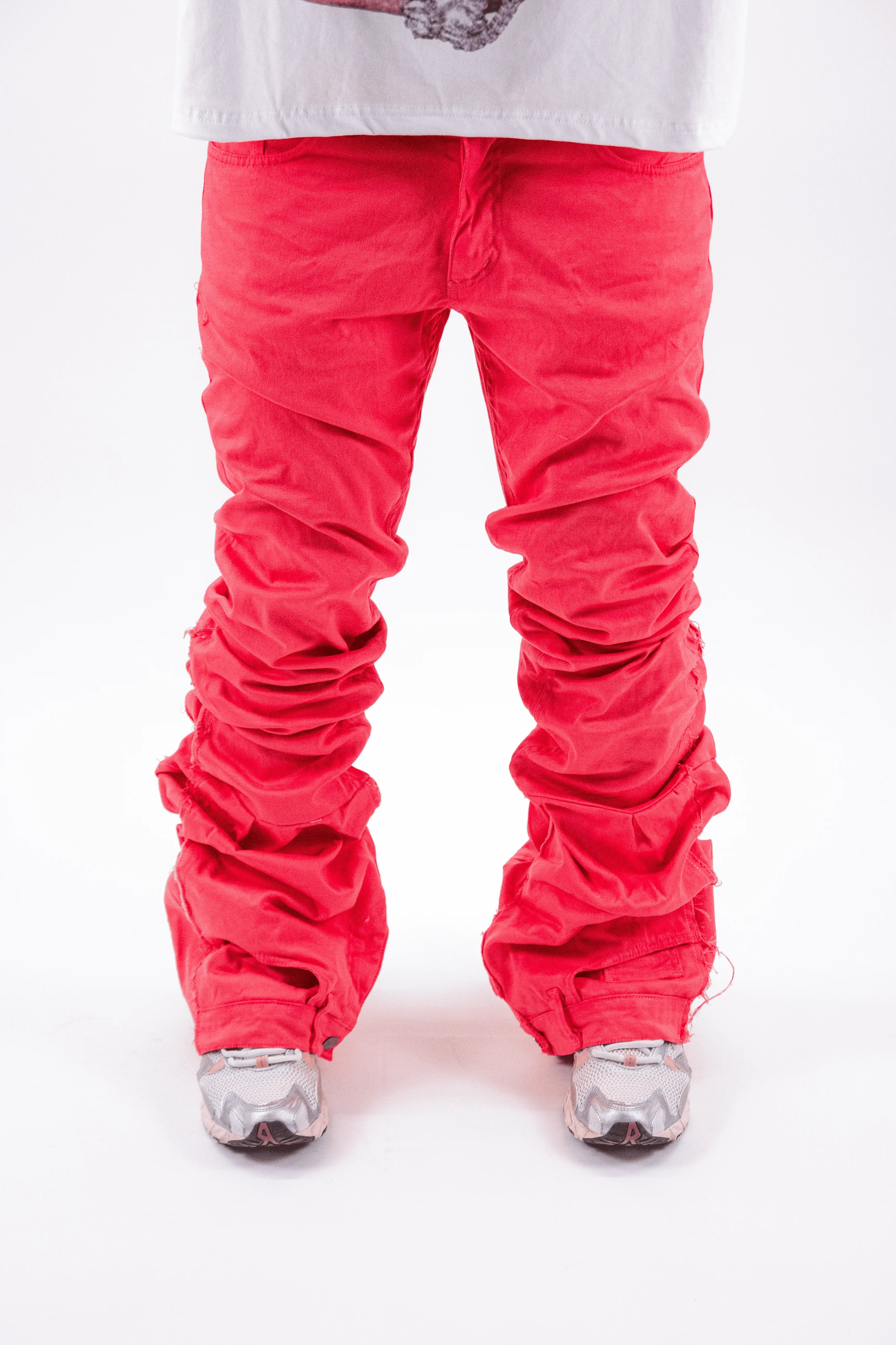 RED SALOMON REVERSE DENIM ( ULTRA FLARED EDITION )