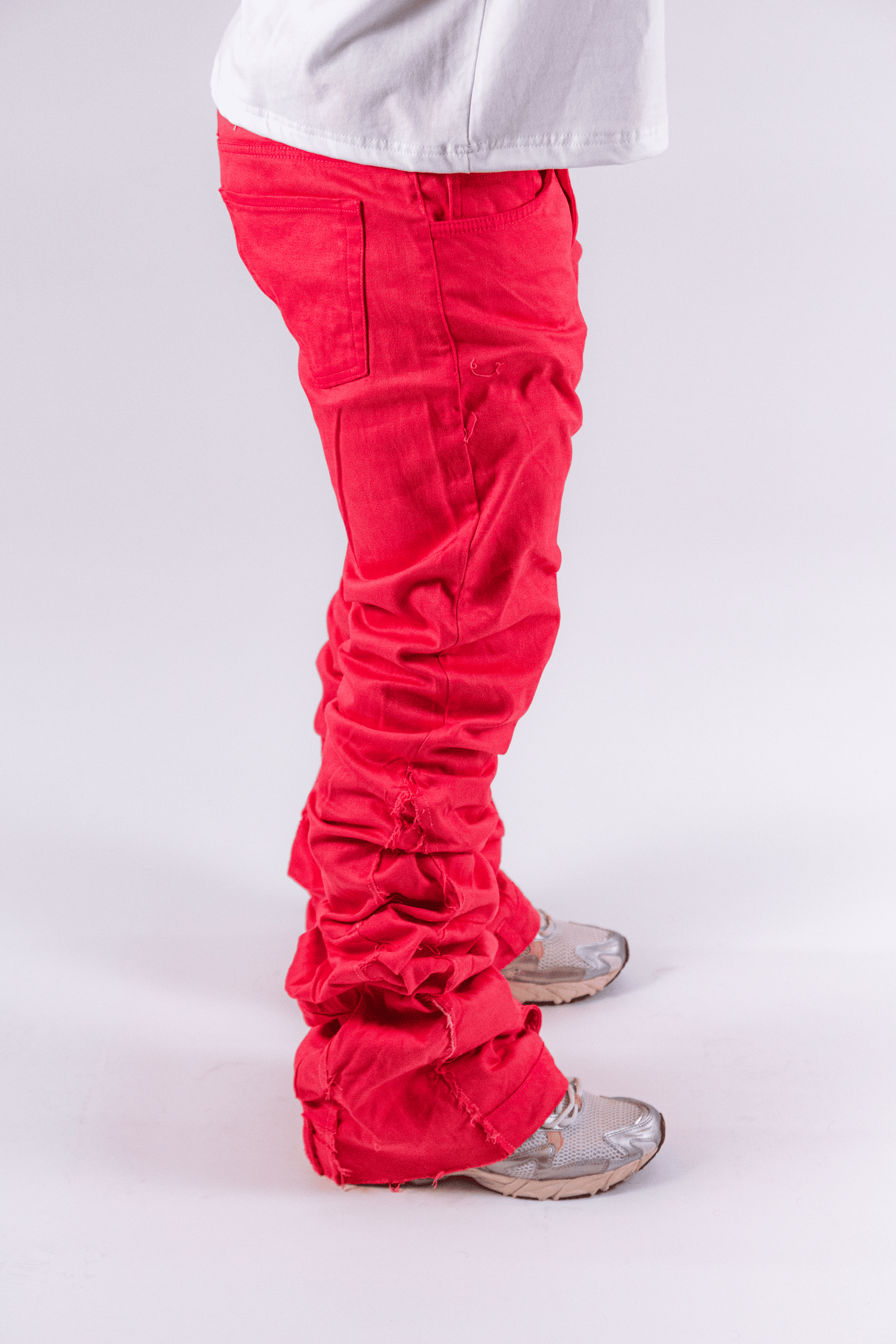 RED SALOMON REVERSE DENIM ( ULTRA FLARED EDITION )