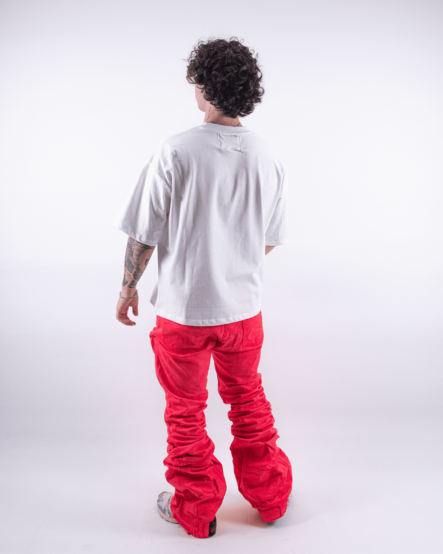 RED SALOMON REVERSE DENIM ( ULTRA FLARED EDITION )