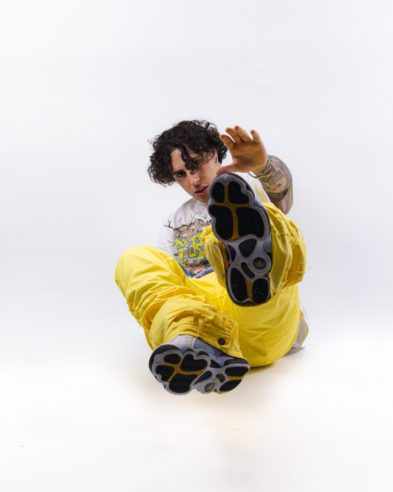 YELLOW STRIKE REVERSE DENIM ( ULTRA FLARED EDITION )