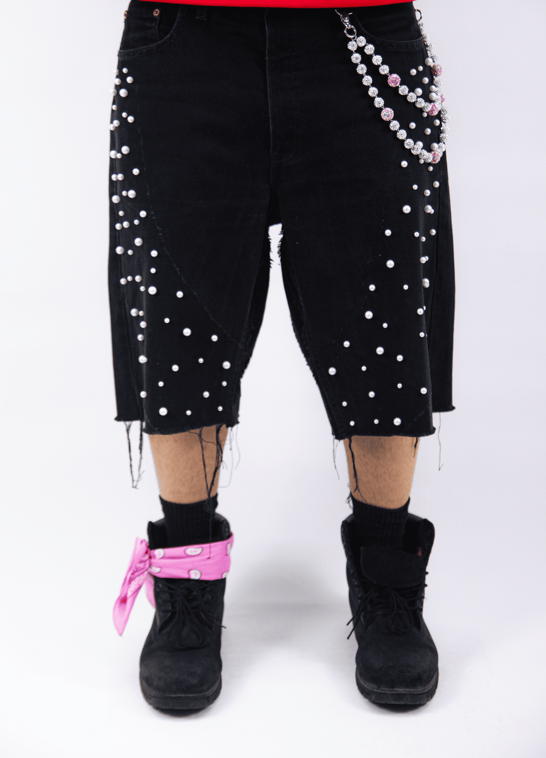 OBSIDIAN BLACK PEARL JORTS