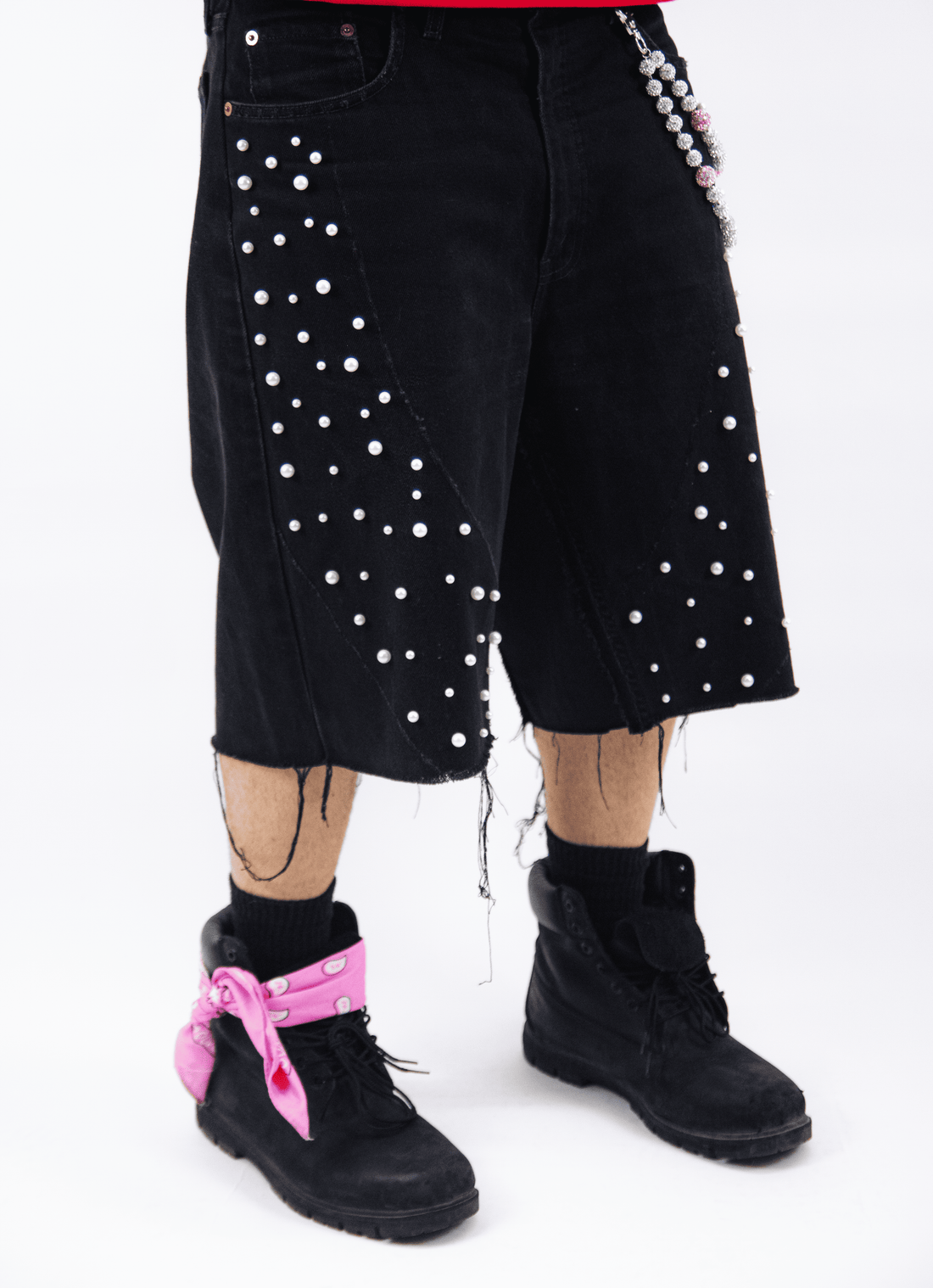 OBSIDIAN BLACK PEARL JORTS