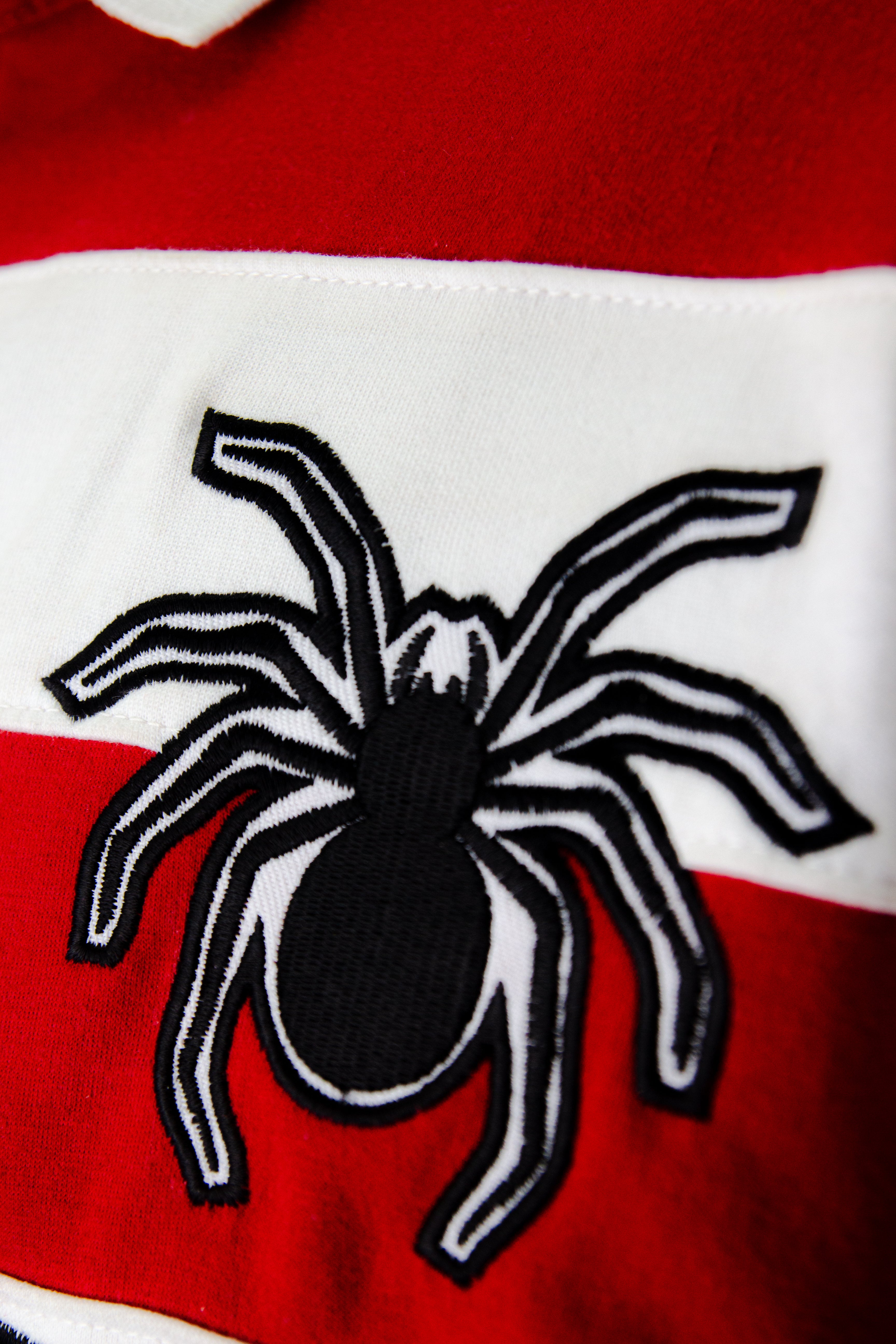 EMBROIDERY GEMS FLARED POLO ( RED EDITION )