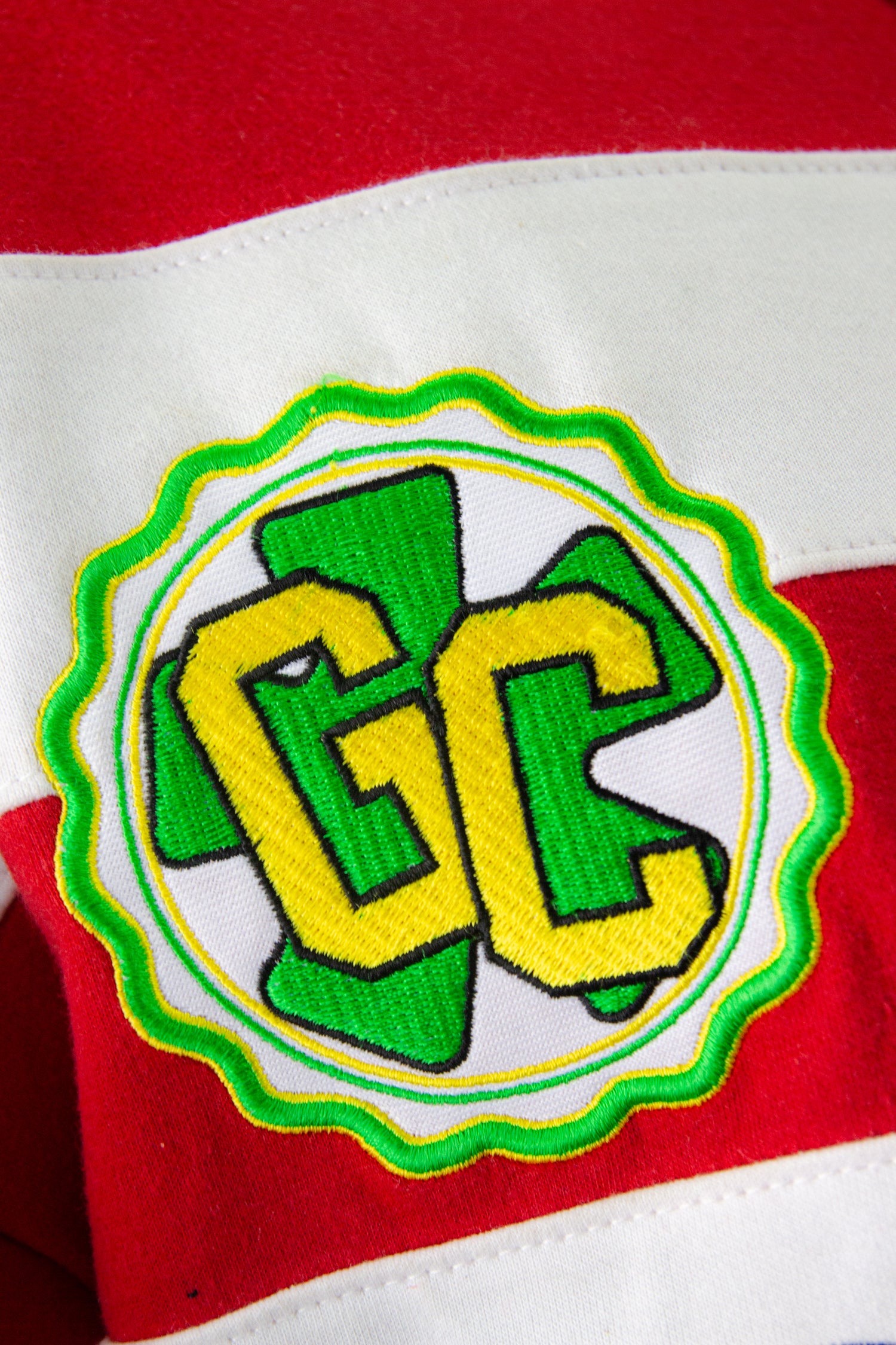 EMBROIDERY GEMS FLARED POLO ( RED EDITION )