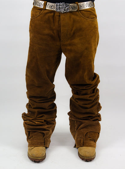 SAND SHINE ULTRA FLARED REVERSE REINDEER LEATHER