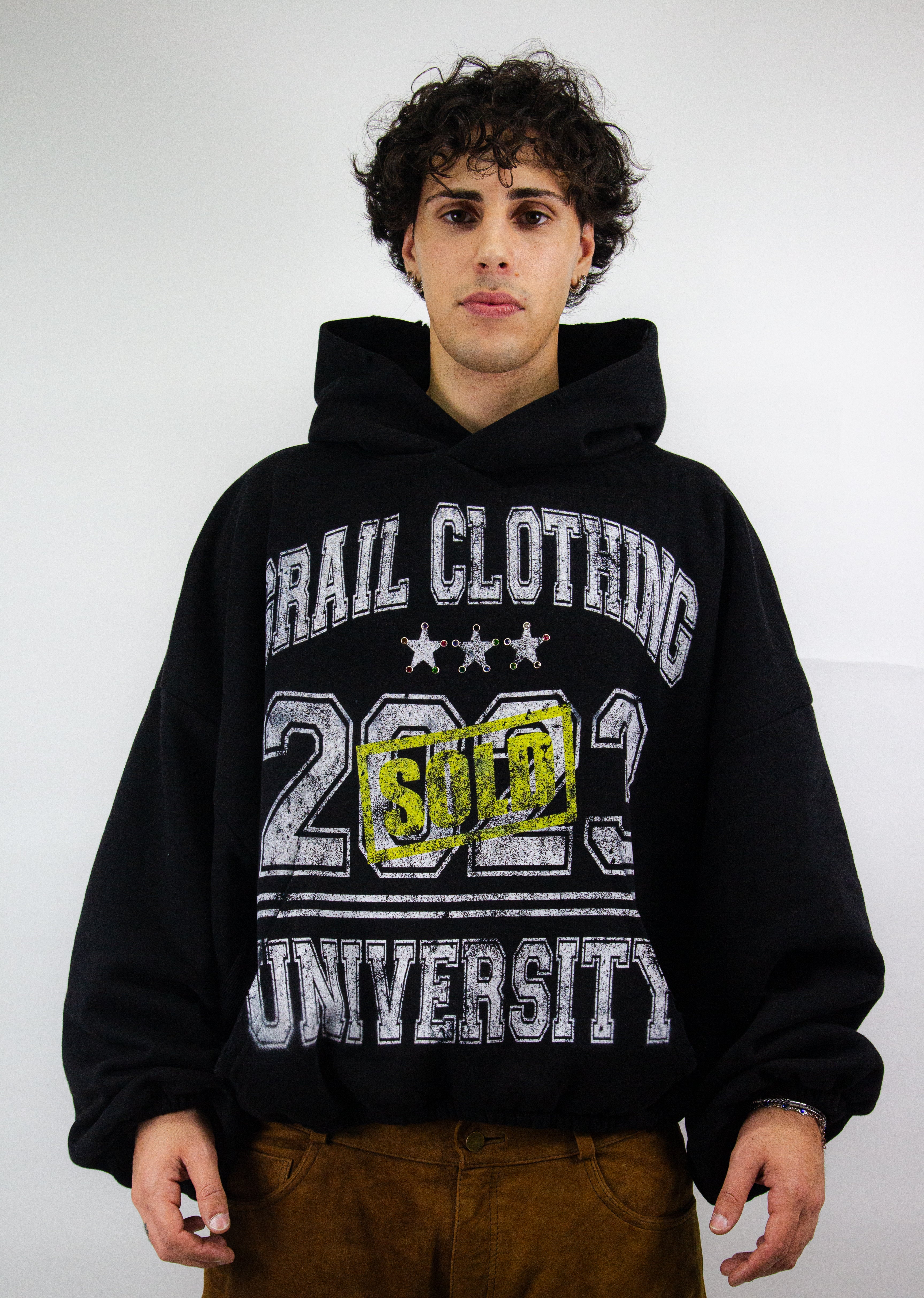 SOLD UNIVERSITY BOXY HOODIE