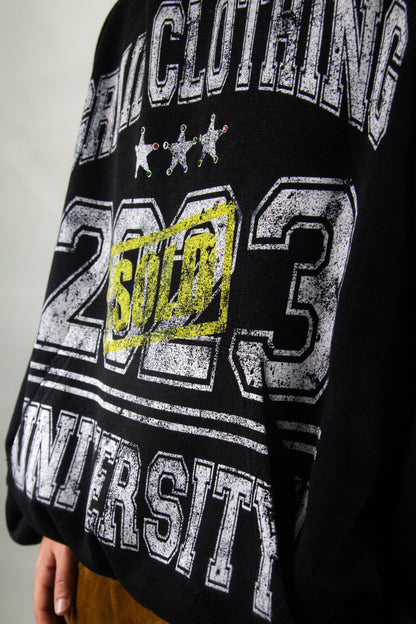 SOLD UNIVERSITY BOXY HOODIE