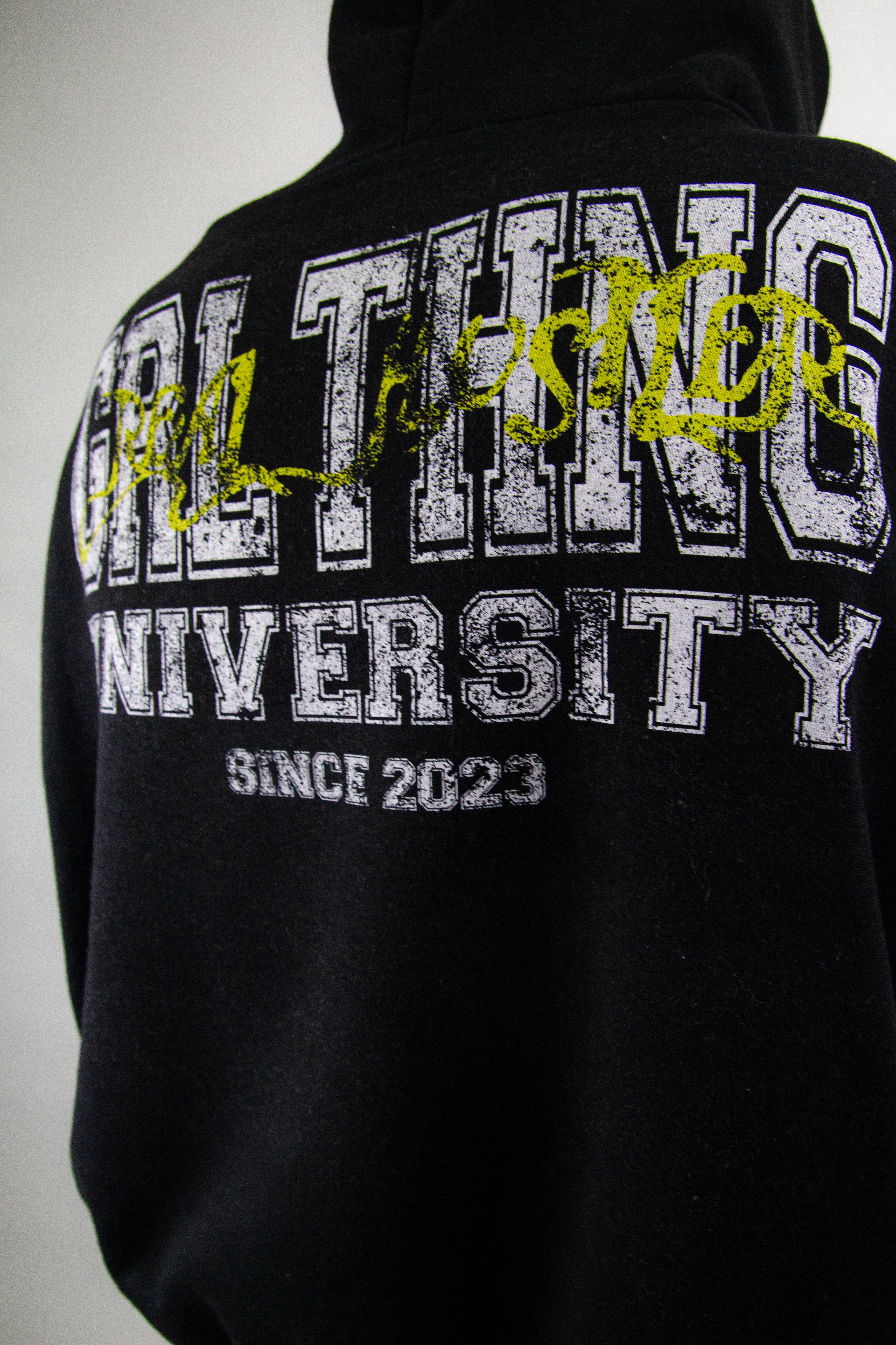 SOLD UNIVERSITY BOXY HOODIE