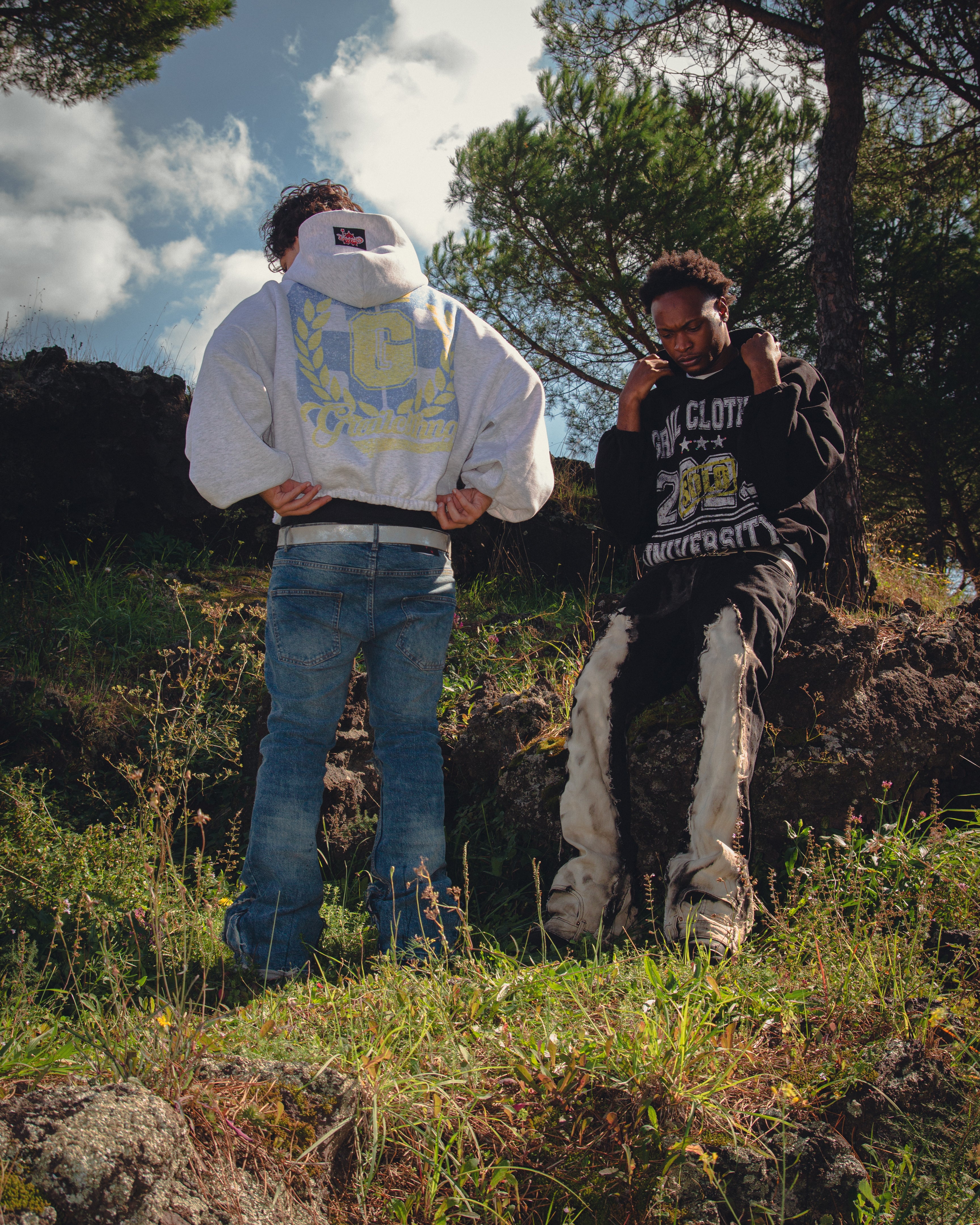 SOLD UNIVERSITY BOXY HOODIE