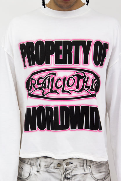 EXCLUSIVE 4 CREW GRAPHIC FLARED LONGSLEEVE