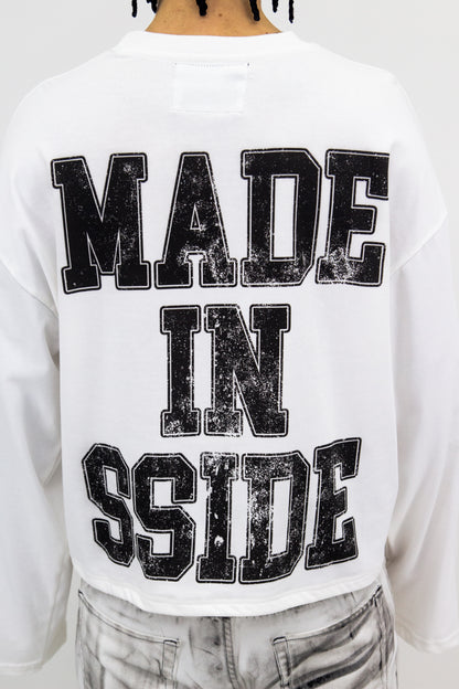 G 4 STAR GRAPHIC FLARED LONGSLEEVE