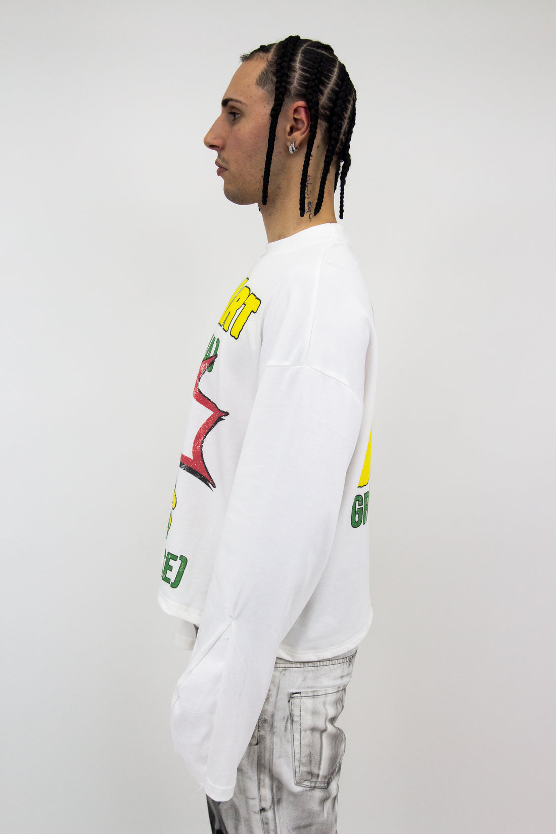 GRAILART CARTOON GRAPHIC FLARED LONGSLEEVE