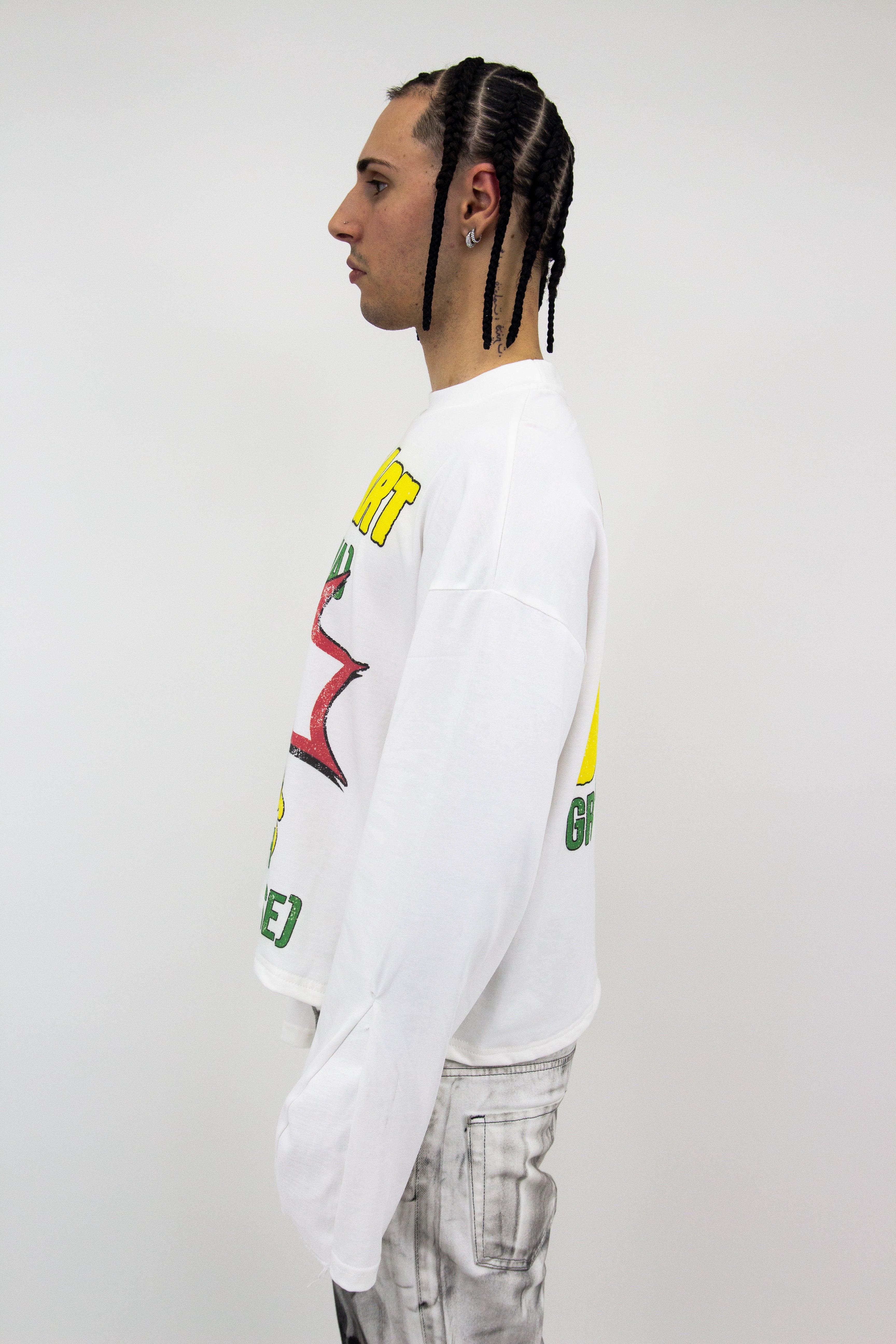 GRAILART CARTOON GRAPHIC FLARED LONGSLEEVE