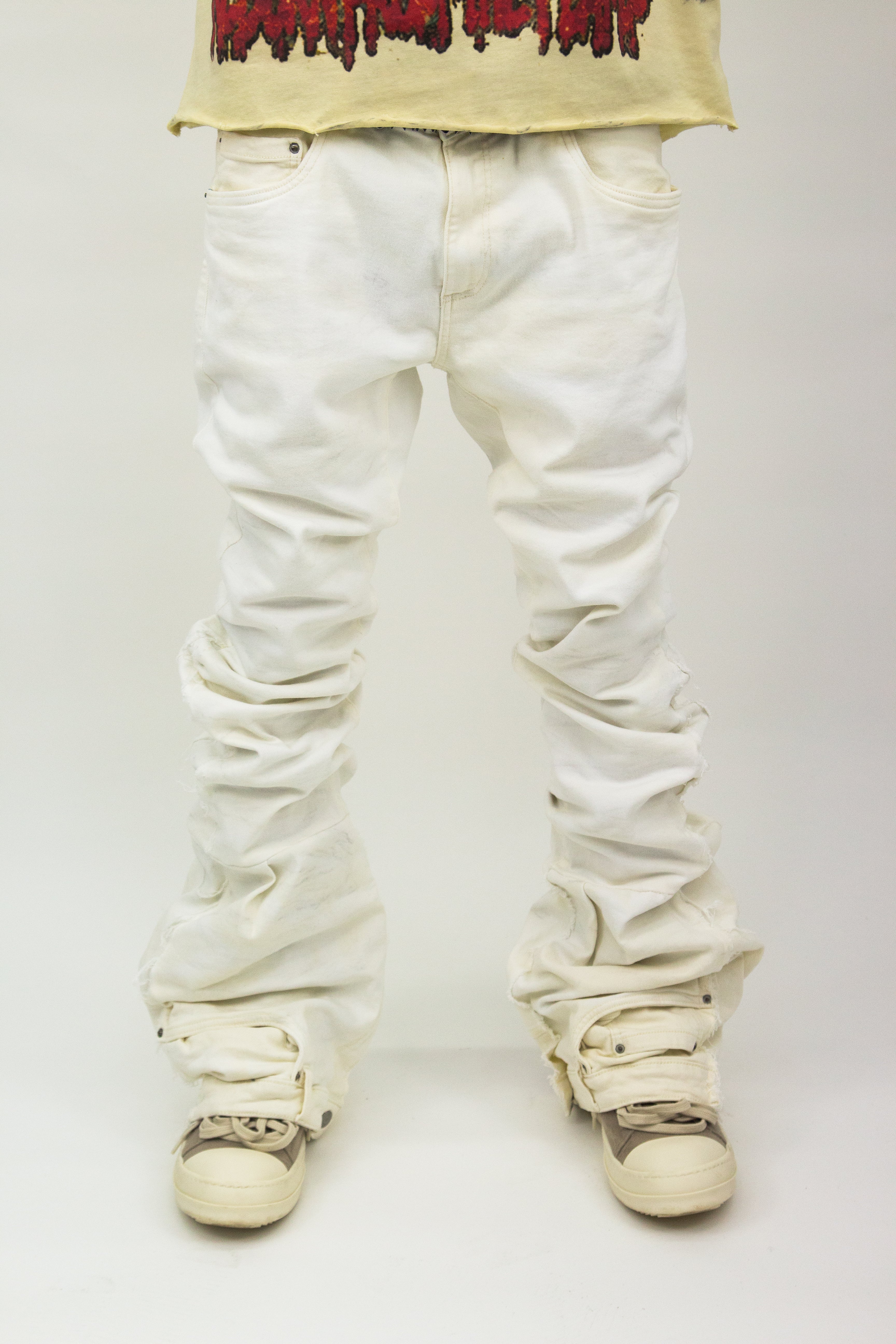GHOST CREAM REVERSE DENIM ( ULTRA FLARED EDITION )