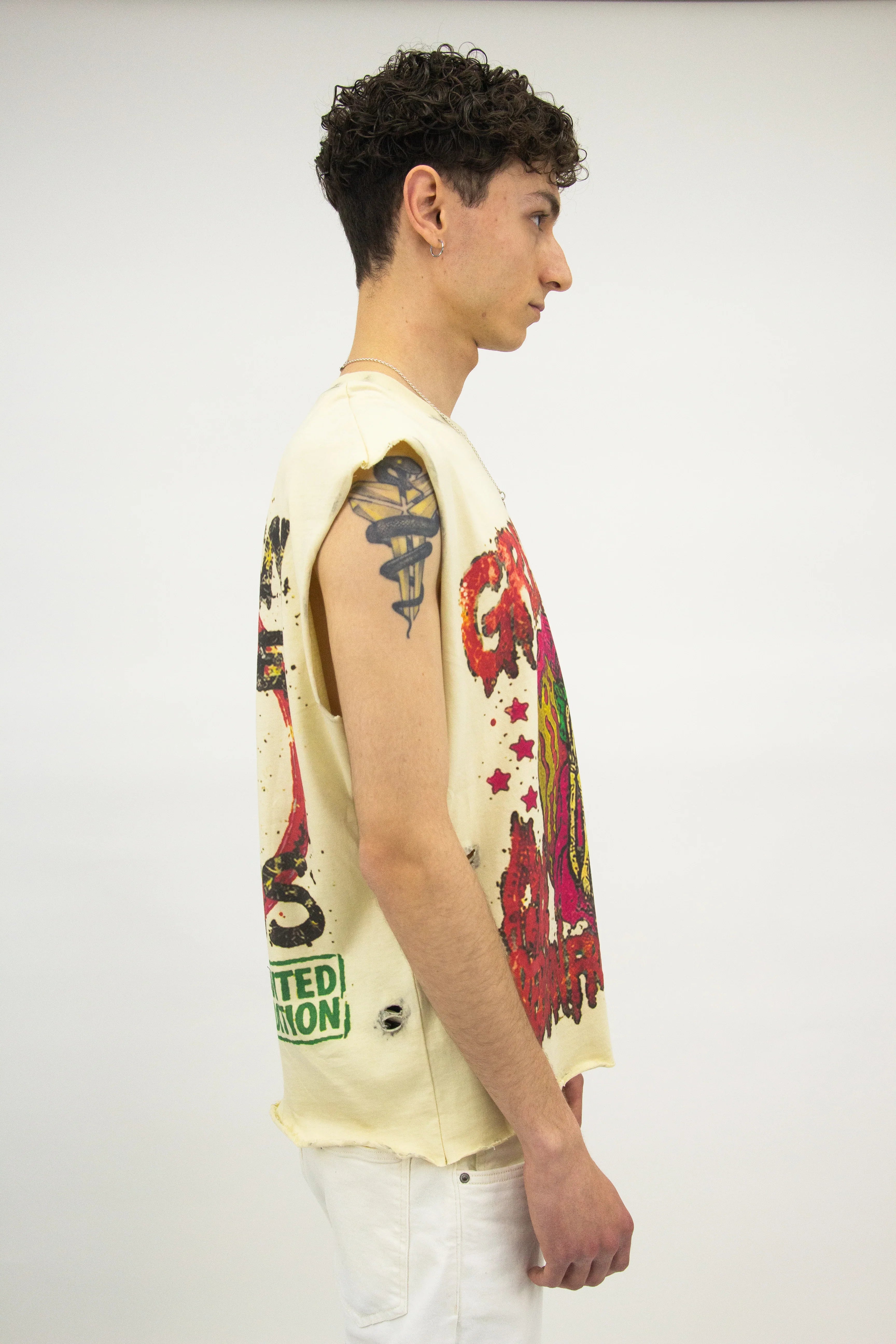 GRAIL BURNED SKULL RIPPED TANK