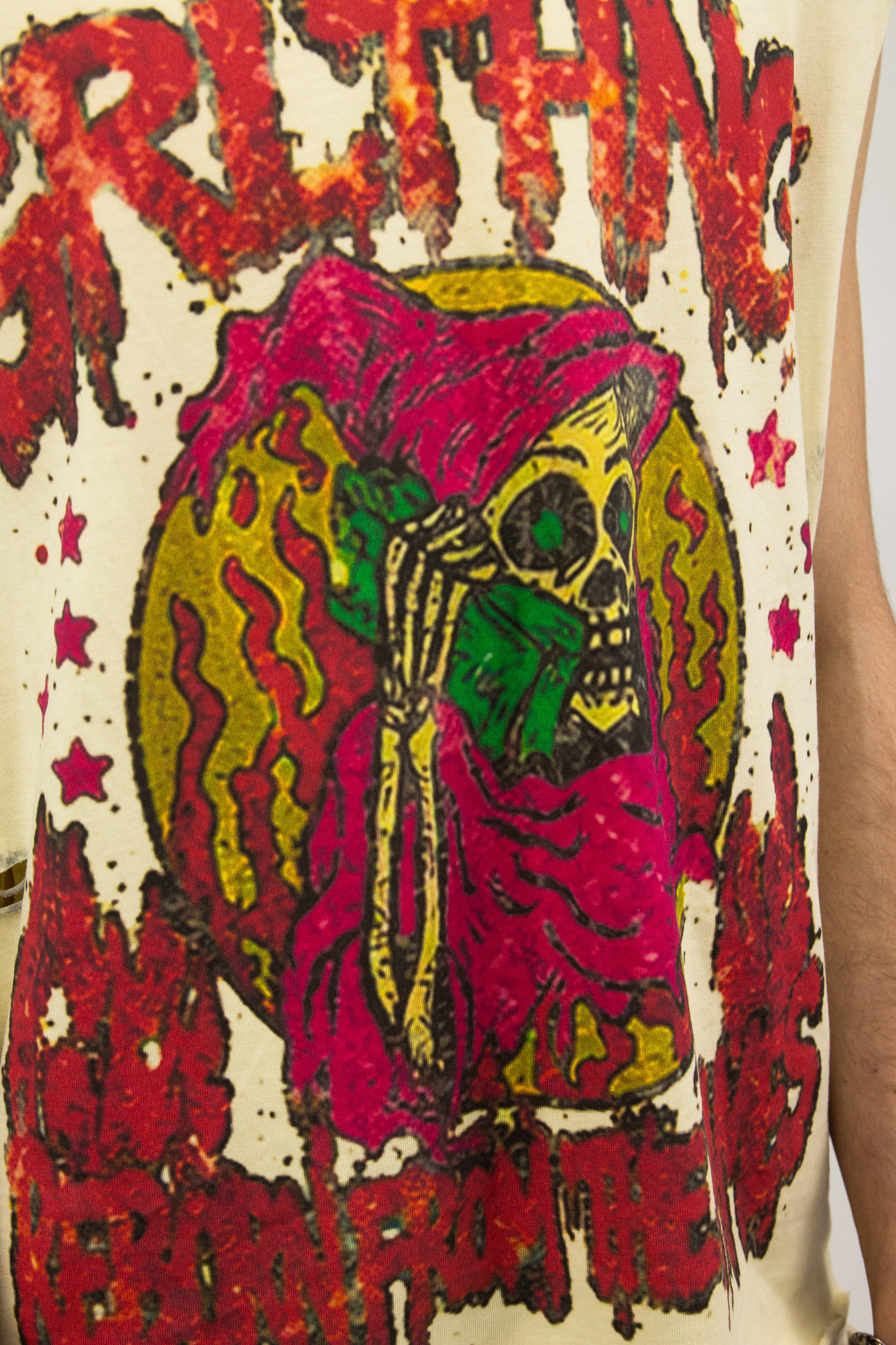 GRAIL BURNED SKULL RIPPED TANK