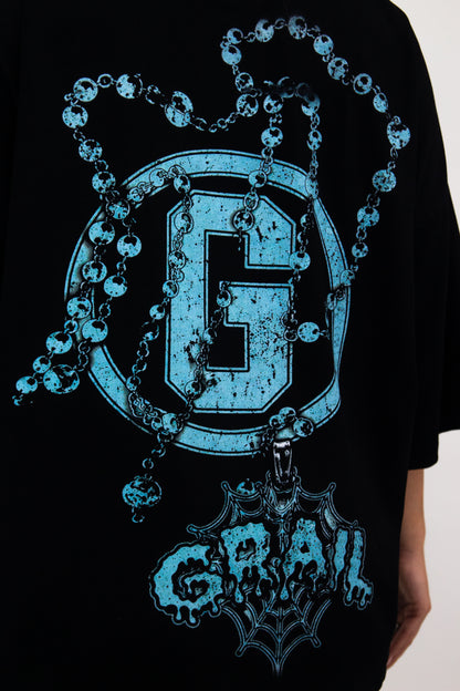 GRAIL TIFFANY CHAIN BOXY TEE