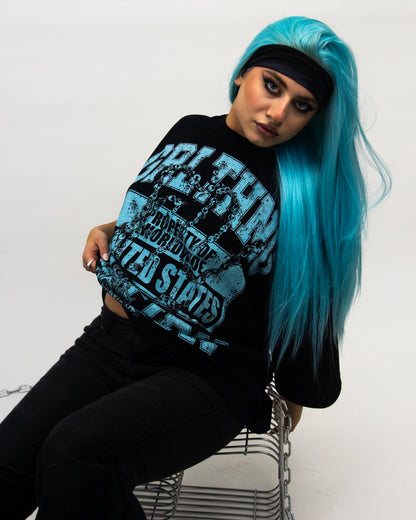 GRAIL TIFFANY CHAIN BOXY TEE