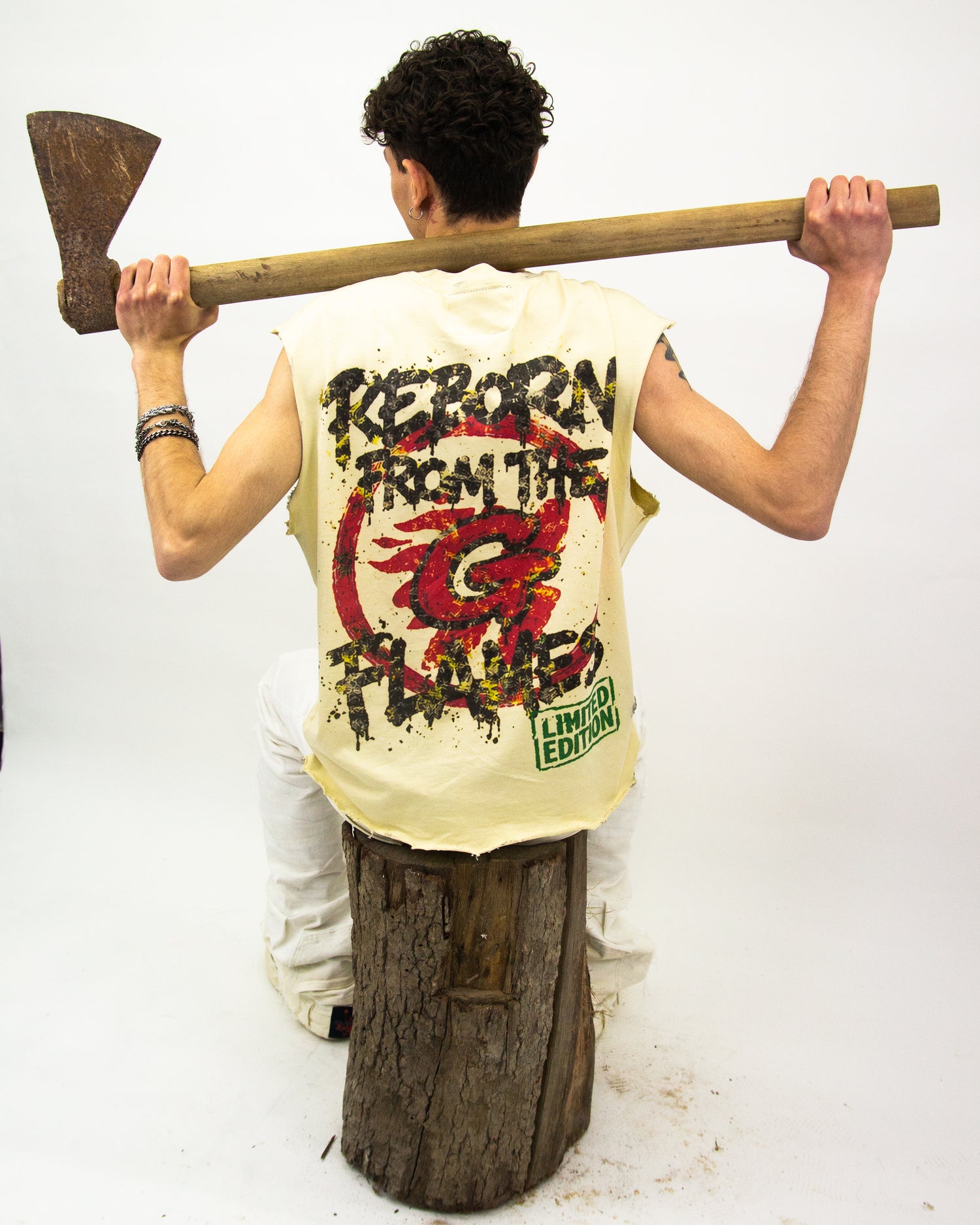 GRAIL BURNED SKULL RIPPED TANK