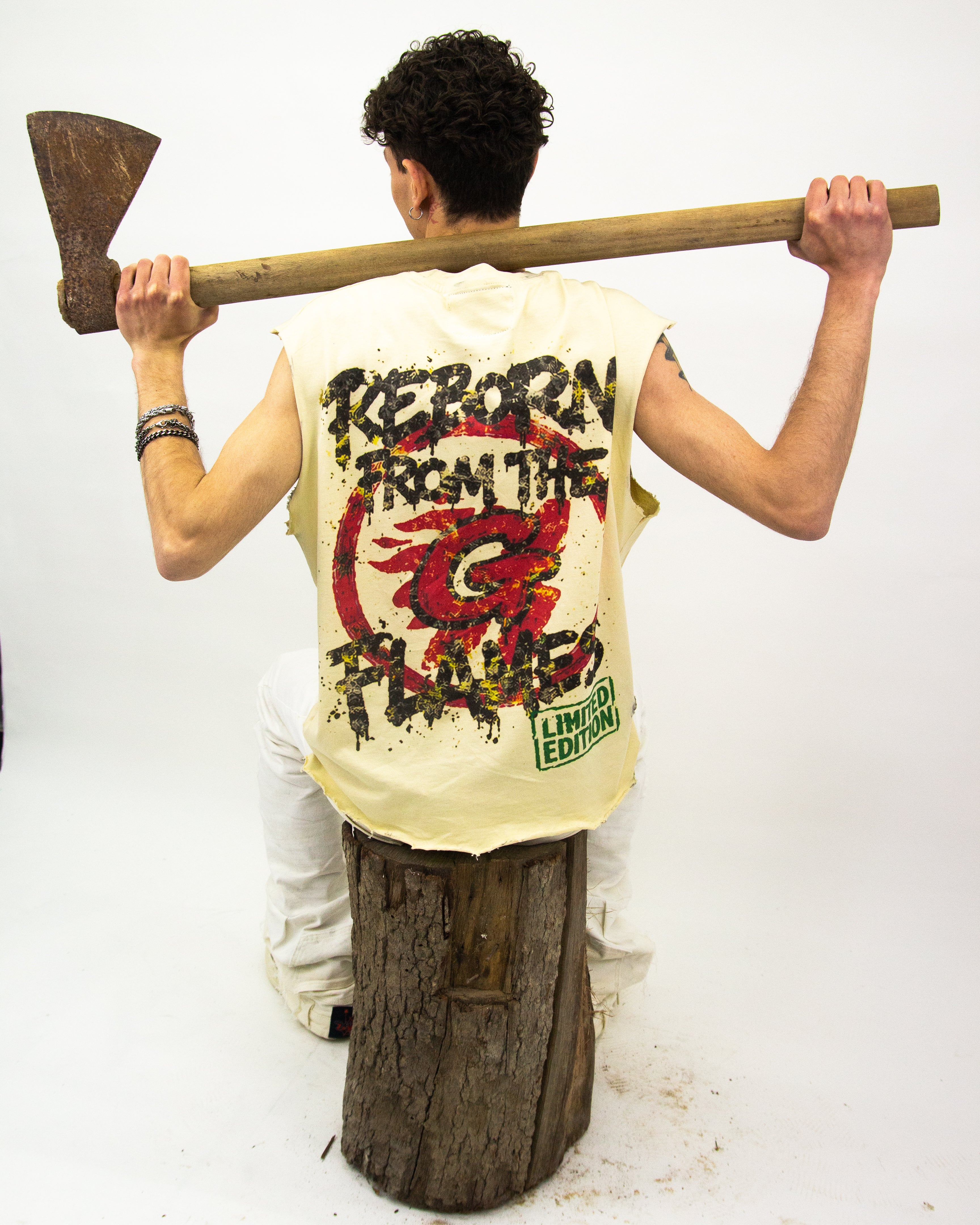 GRAIL BURNED SKULL RIPPED TANK
