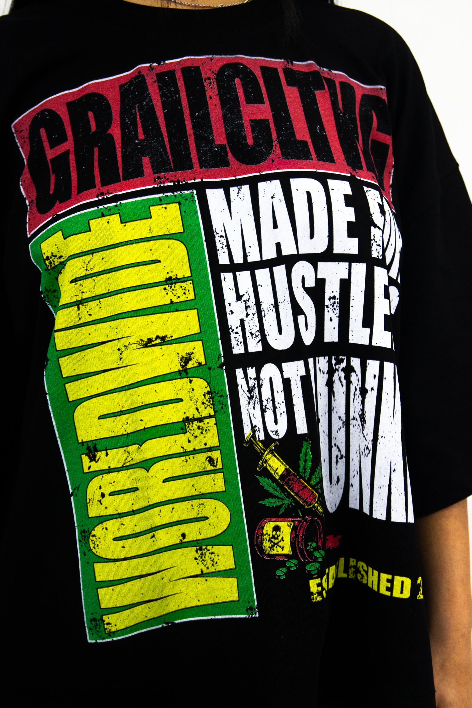 GRAIL F**K JUNKIE BOXY TEE