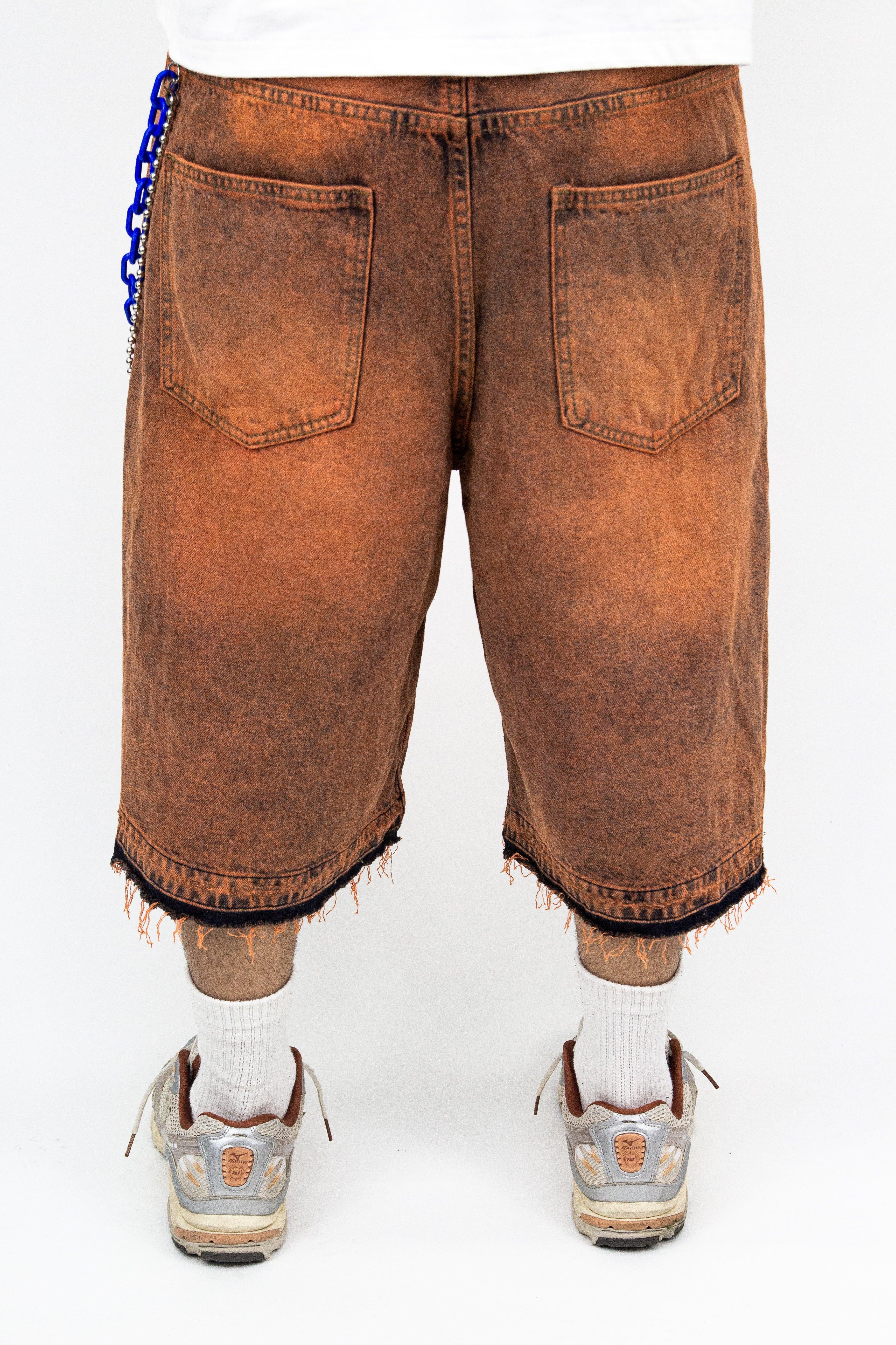 WASHED RUST FADE JORTS