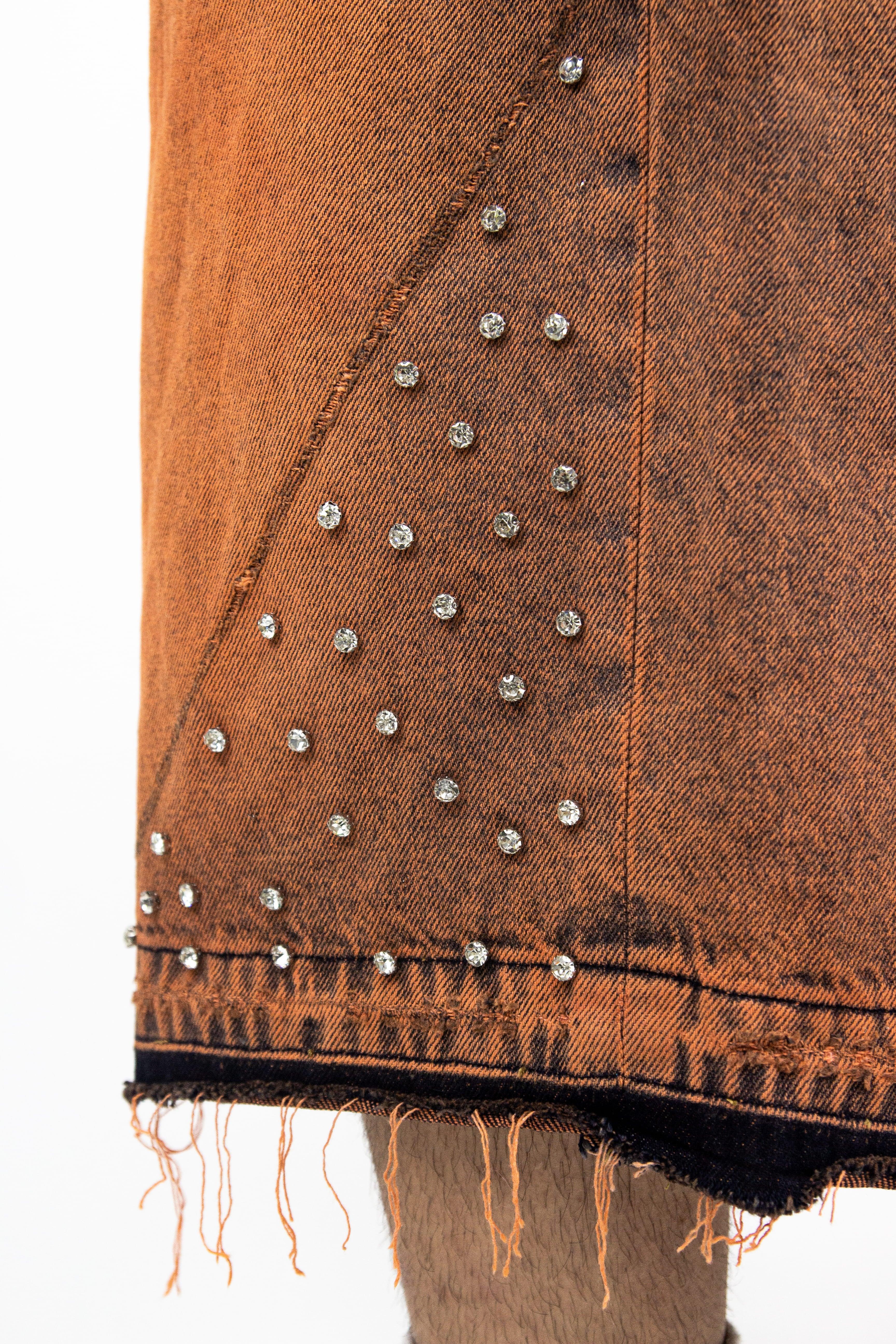 WASHED RUST FADE JORTS