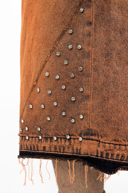 WASHED RUST FADE JORTS