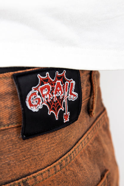 WASHED RUST FADE JORTS