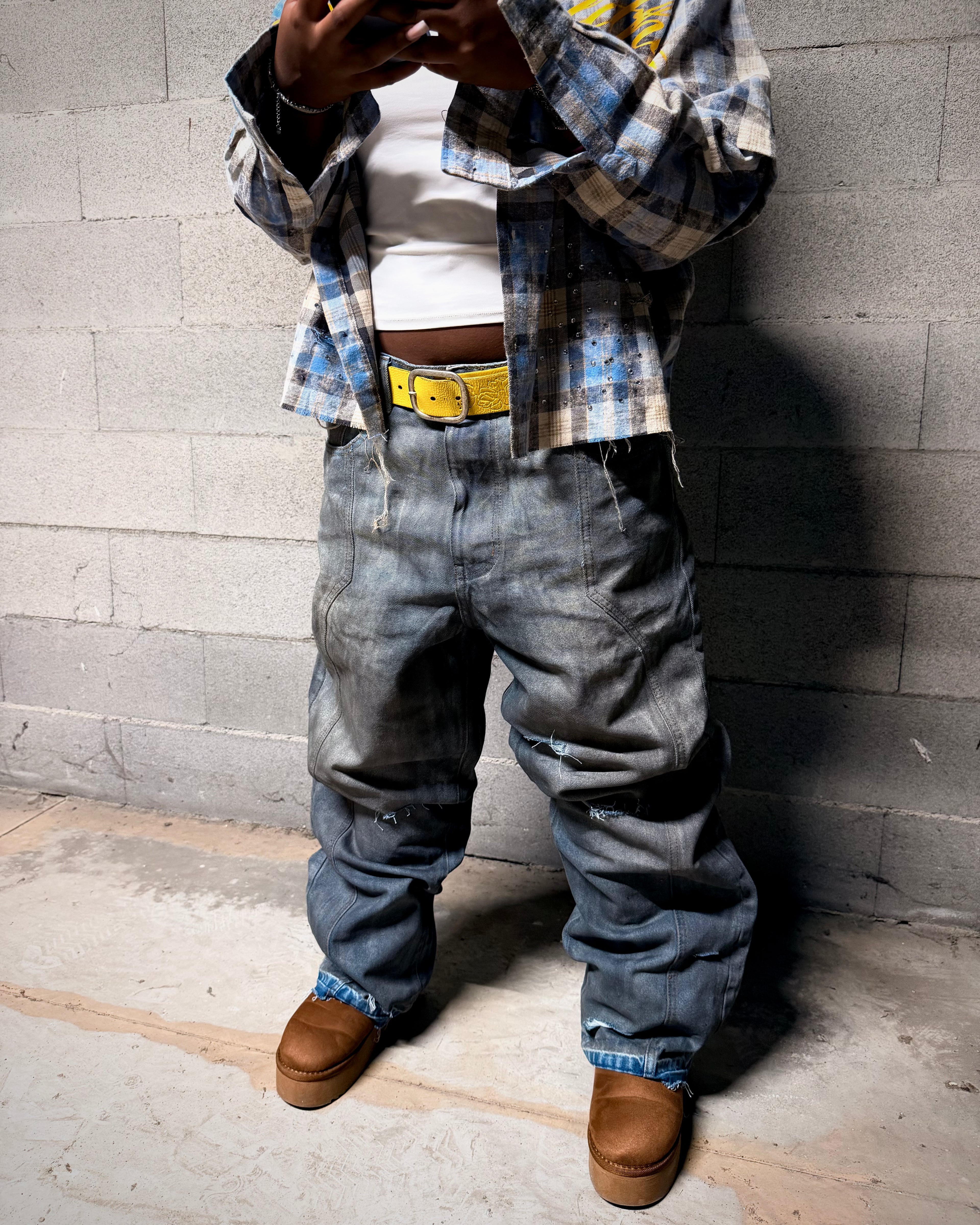 DUSTED SKY ULTRA BAGGY DENIM