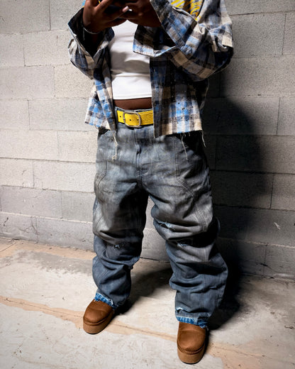 DUSTED SKY ULTRA BAGGY DENIM