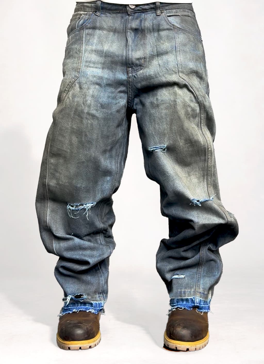 DUSTED SKY ULTRA BAGGY DENIM