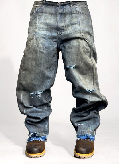 DUSTED SKY ULTRA BAGGY DENIM