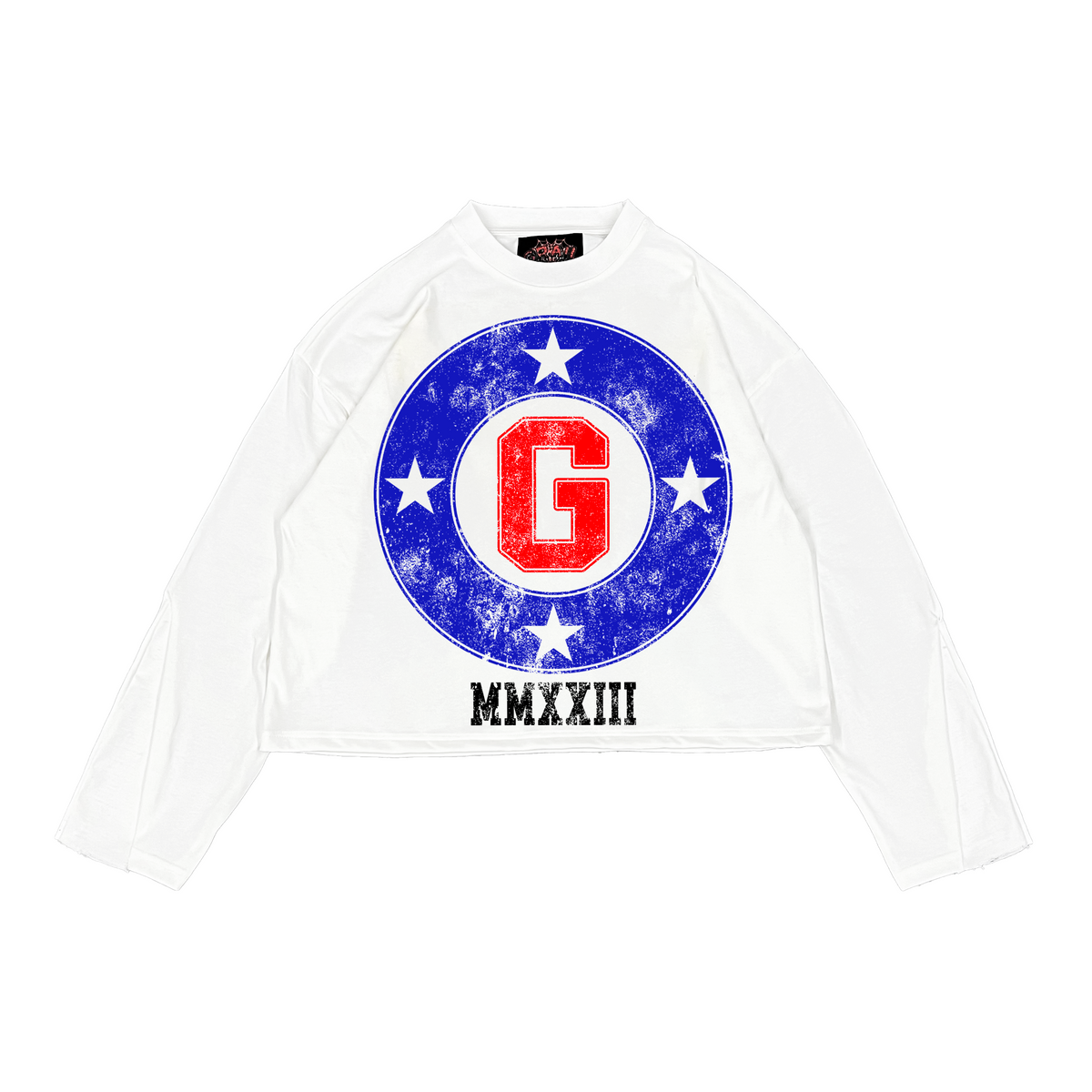 G 4 STAR GRAPHIC FLARED LONGSLEEVE