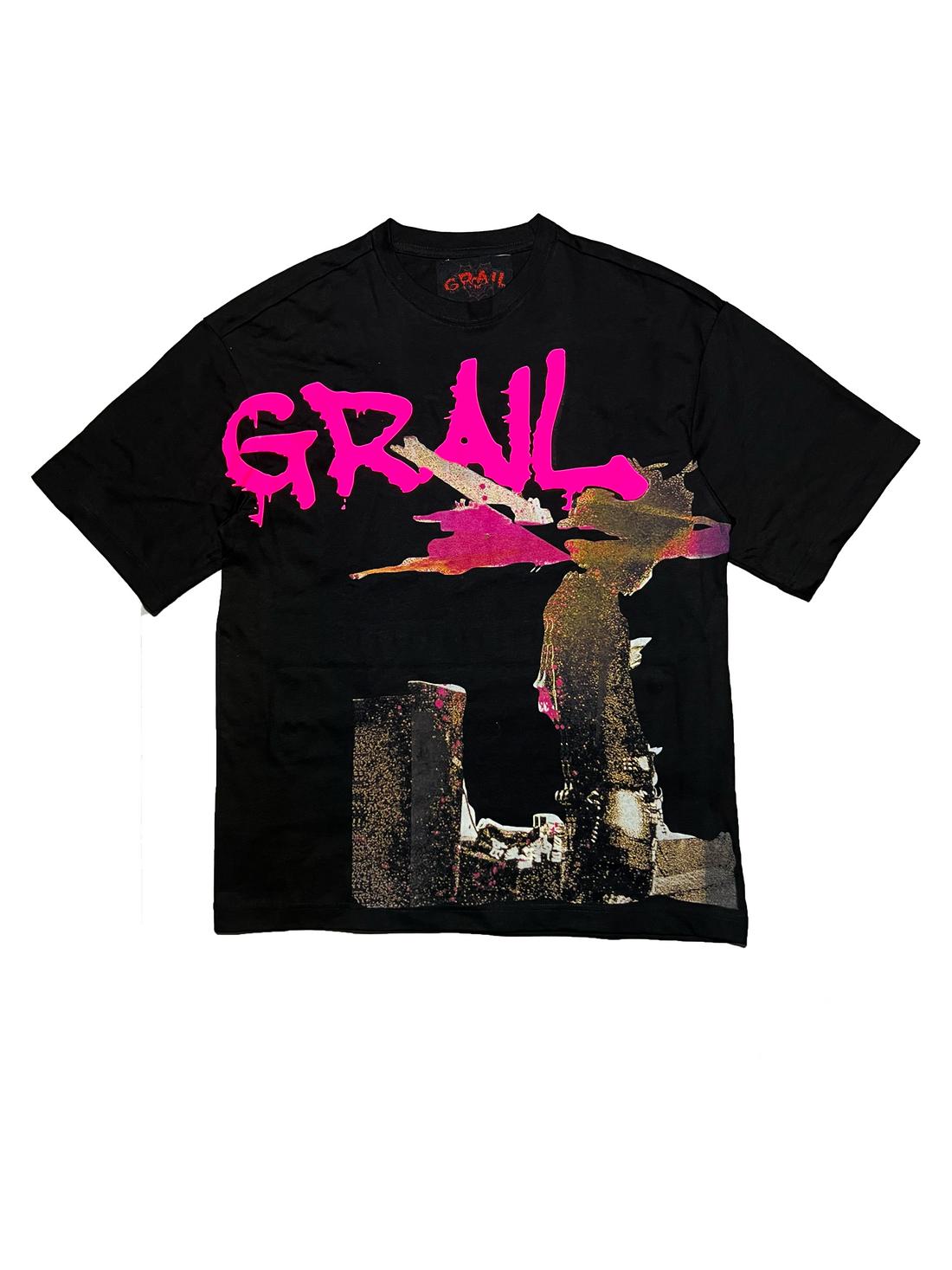 NEON THRILL BLACK TEE