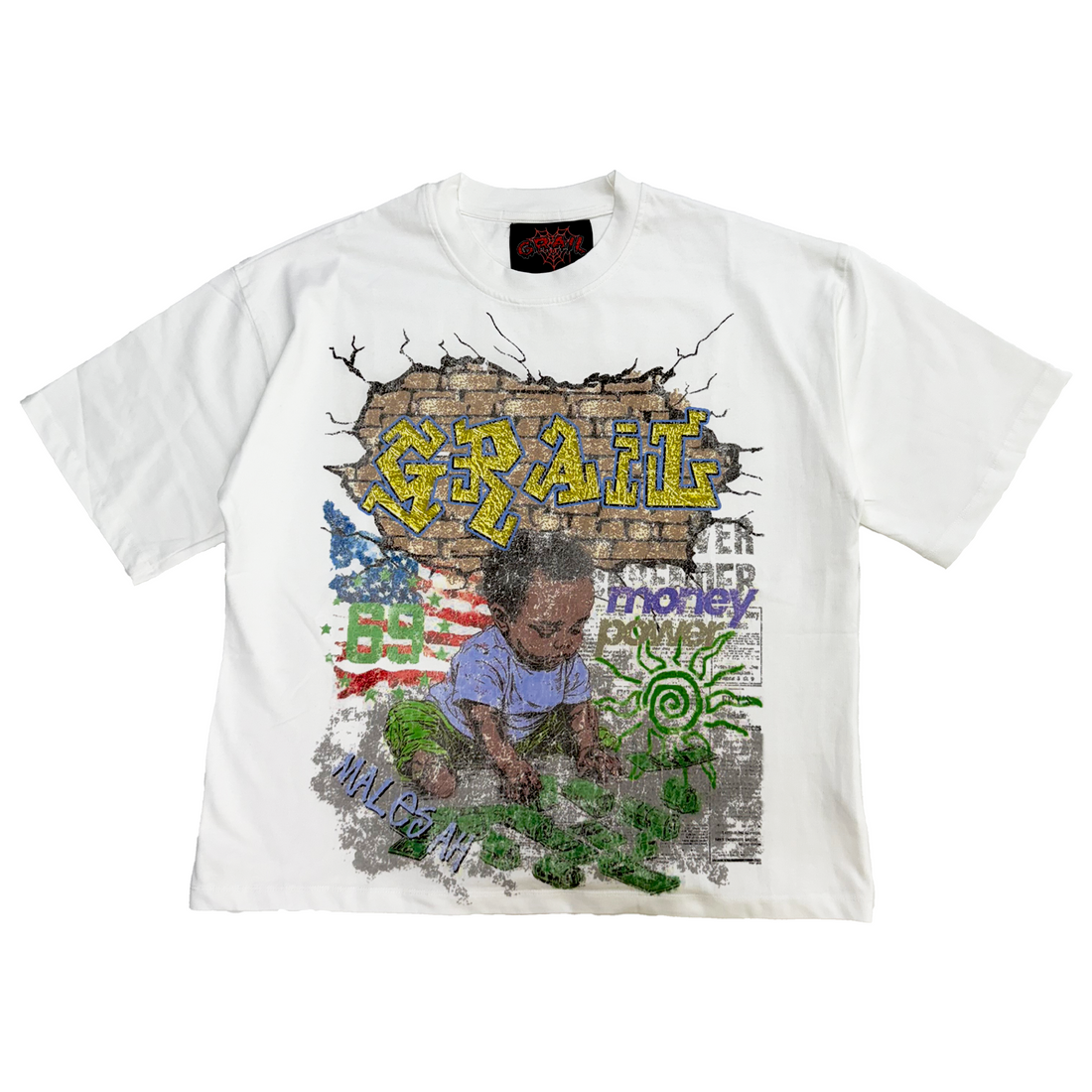 GRAIL BRICK BOXY TEE