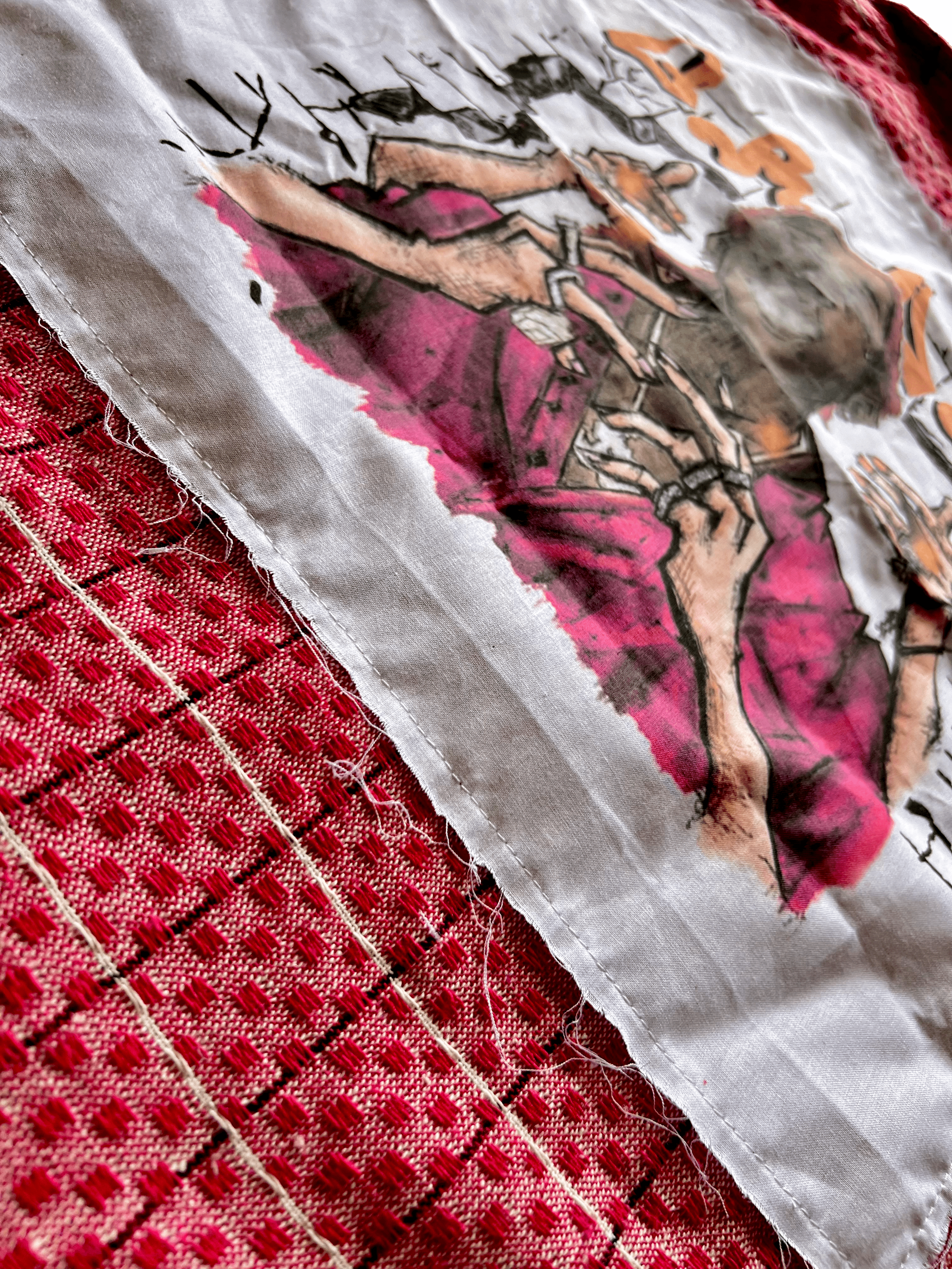 PINK CROPPED CHECKED SHIRT