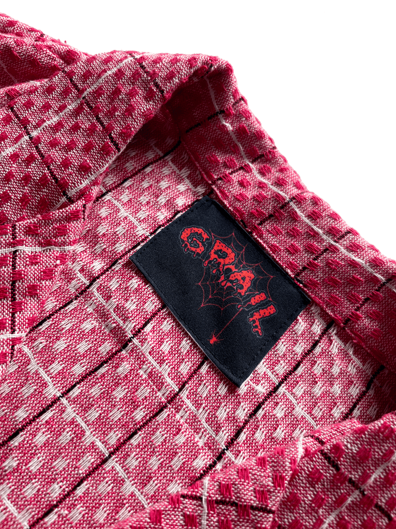 PINK CROPPED CHECKED SHIRT